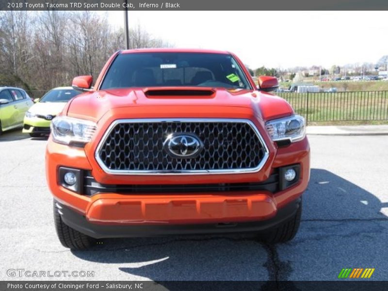 Inferno / Black 2018 Toyota Tacoma TRD Sport Double Cab