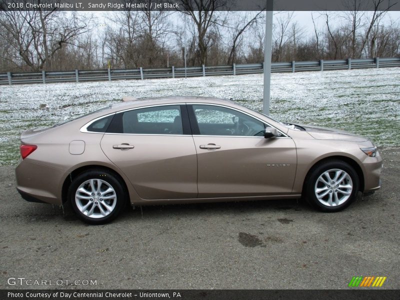 Sandy Ridge Metallic / Jet Black 2018 Chevrolet Malibu LT