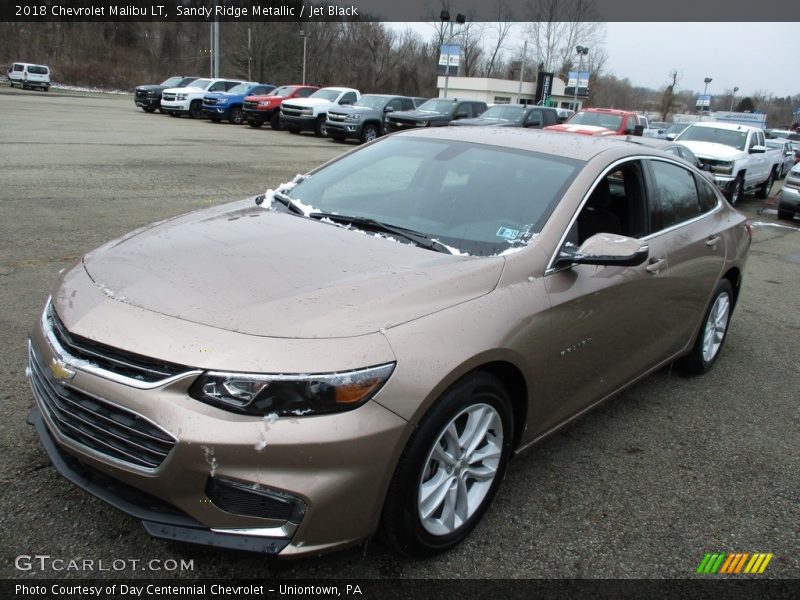 Sandy Ridge Metallic / Jet Black 2018 Chevrolet Malibu LT