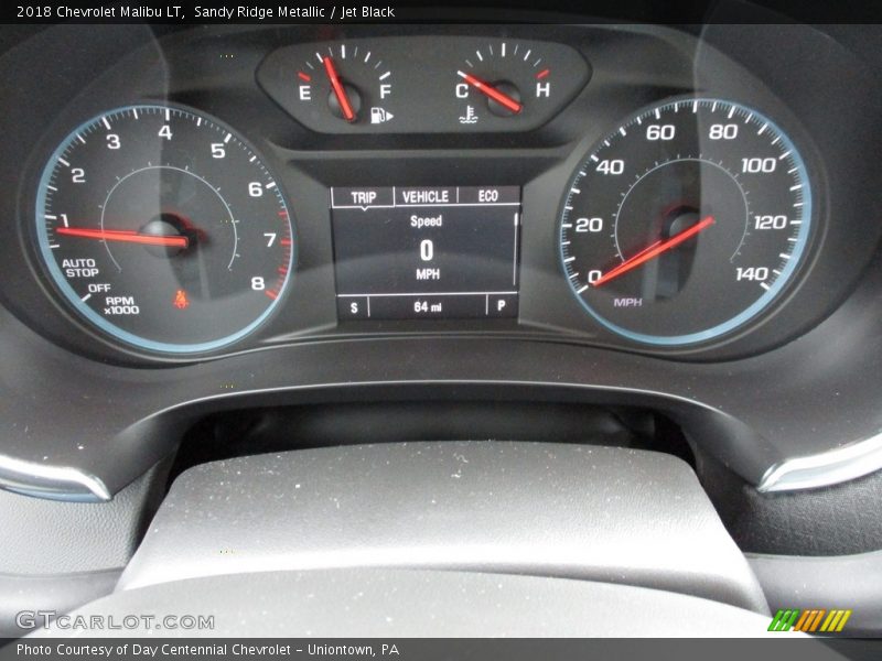 Sandy Ridge Metallic / Jet Black 2018 Chevrolet Malibu LT