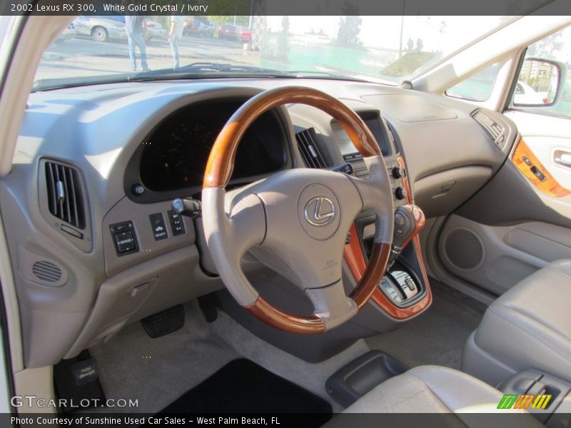 White Gold Crystal / Ivory 2002 Lexus RX 300