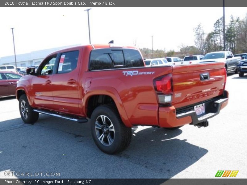 Inferno / Black 2018 Toyota Tacoma TRD Sport Double Cab