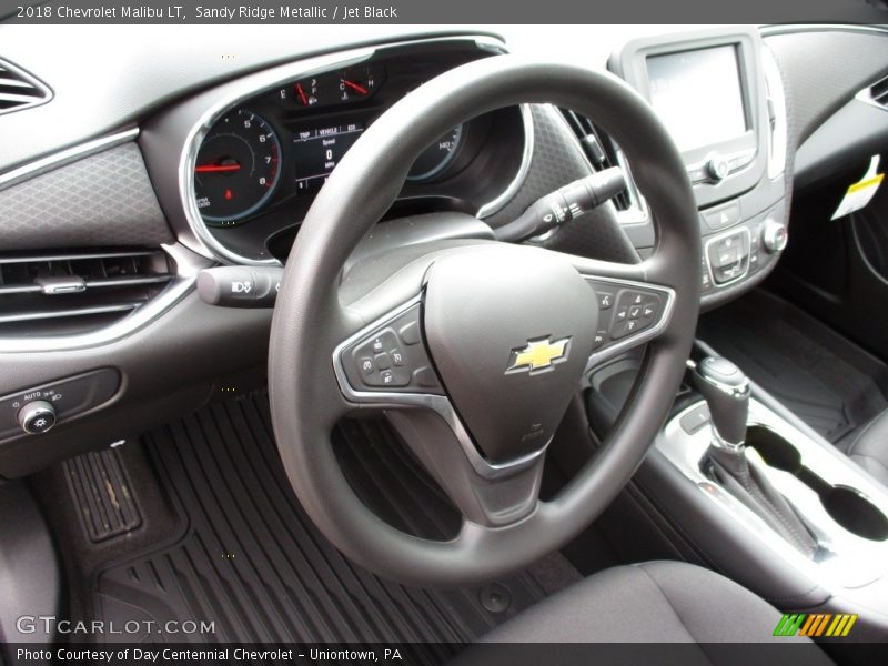 Sandy Ridge Metallic / Jet Black 2018 Chevrolet Malibu LT