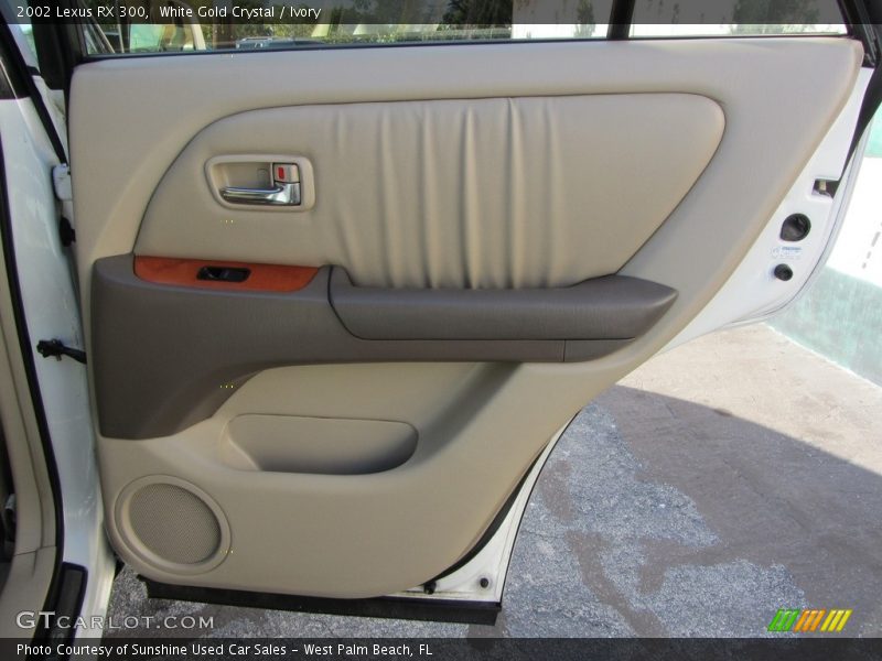 White Gold Crystal / Ivory 2002 Lexus RX 300