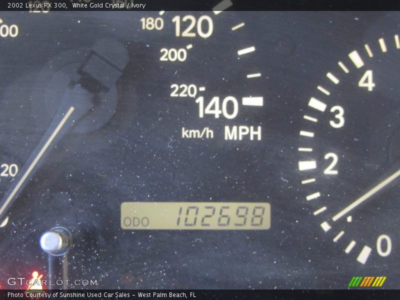 White Gold Crystal / Ivory 2002 Lexus RX 300