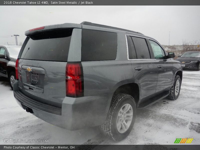 Satin Steel Metallic / Jet Black 2018 Chevrolet Tahoe LS 4WD