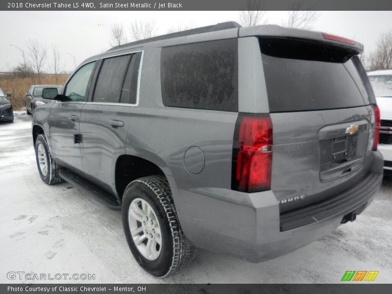 Satin Steel Metallic / Jet Black 2018 Chevrolet Tahoe LS 4WD