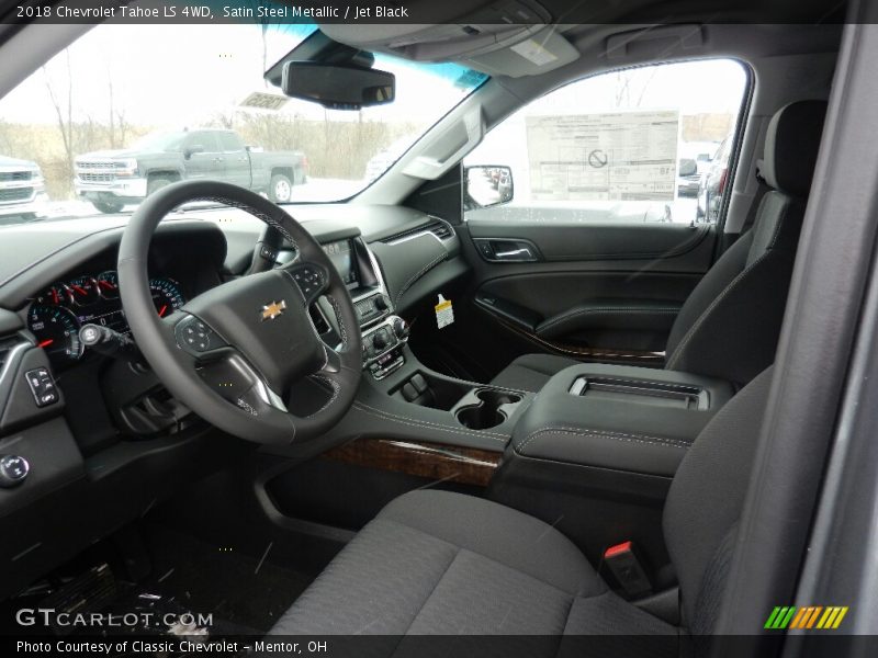 Satin Steel Metallic / Jet Black 2018 Chevrolet Tahoe LS 4WD