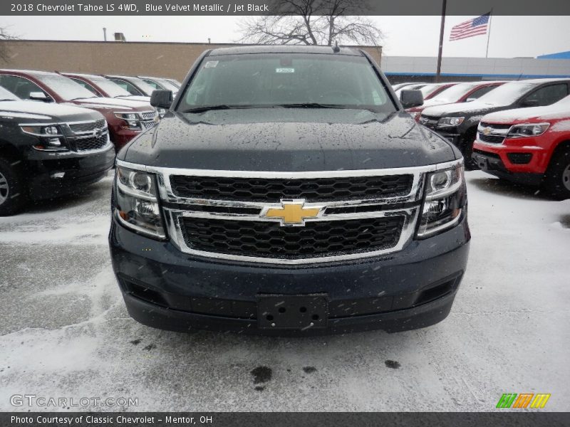 Blue Velvet Metallic / Jet Black 2018 Chevrolet Tahoe LS 4WD