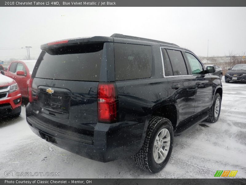 Blue Velvet Metallic / Jet Black 2018 Chevrolet Tahoe LS 4WD