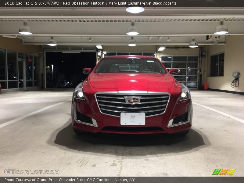 Red Obsession Tintcoat / Very Light Cashmere/Jet Black Accents 2018 Cadillac CTS Luxury AWD
