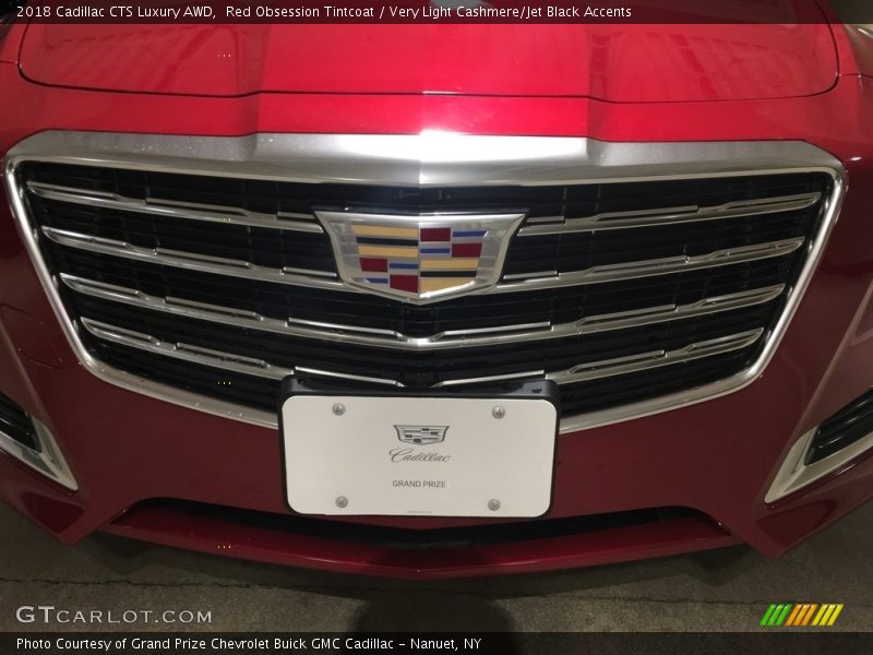 Red Obsession Tintcoat / Very Light Cashmere/Jet Black Accents 2018 Cadillac CTS Luxury AWD