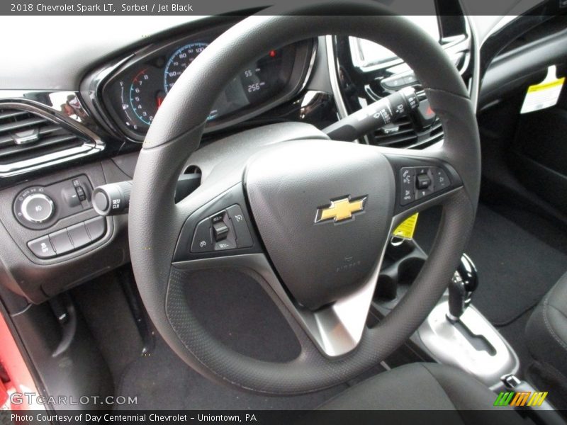 Sorbet / Jet Black 2018 Chevrolet Spark LT