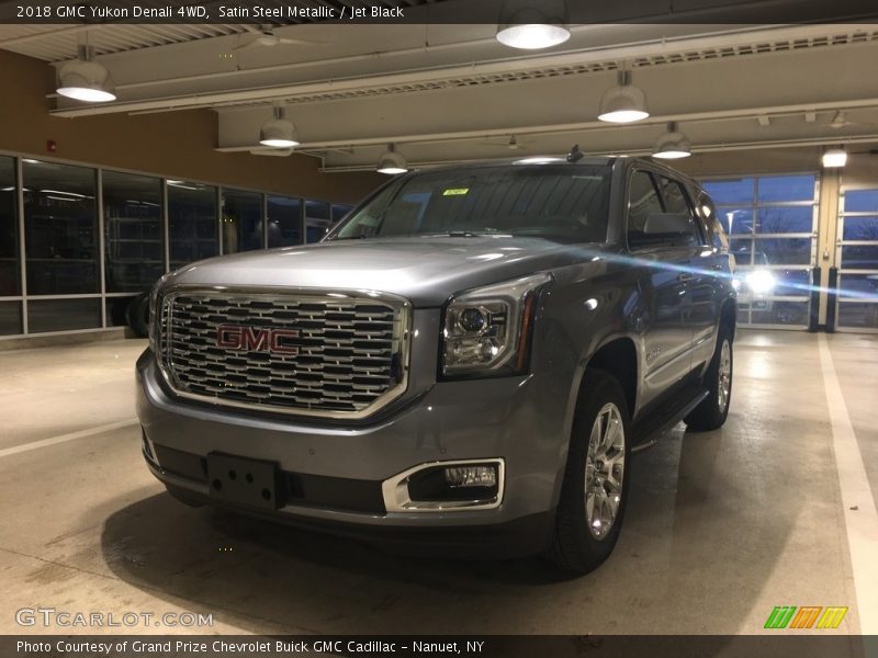 Satin Steel Metallic / Jet Black 2018 GMC Yukon Denali 4WD