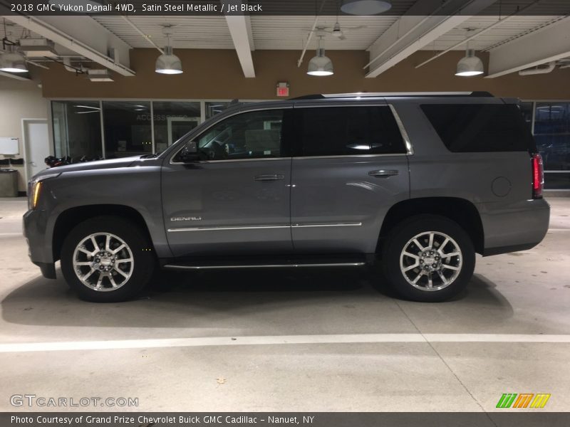 Satin Steel Metallic / Jet Black 2018 GMC Yukon Denali 4WD