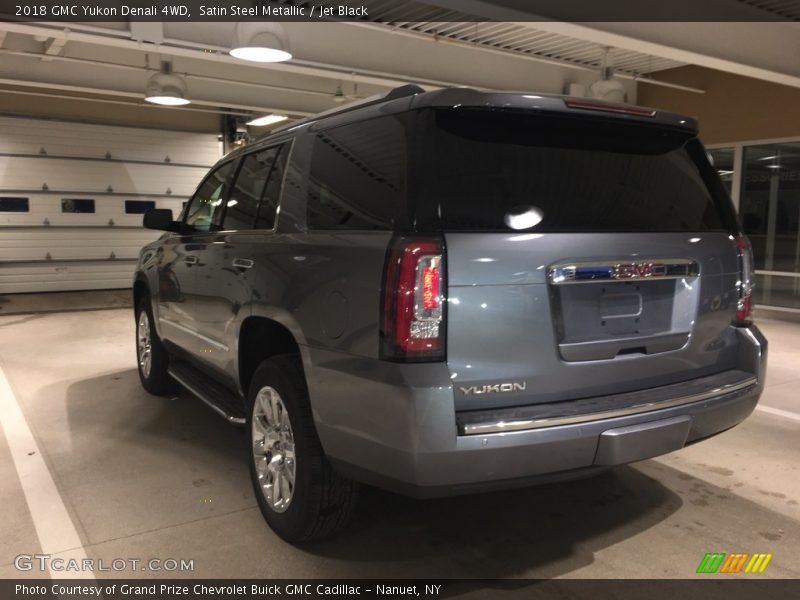 Satin Steel Metallic / Jet Black 2018 GMC Yukon Denali 4WD