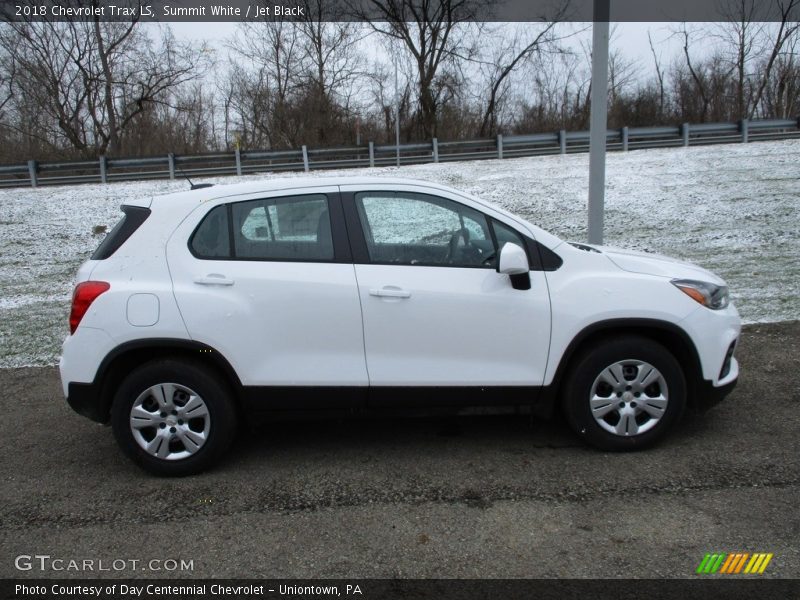 Summit White / Jet Black 2018 Chevrolet Trax LS