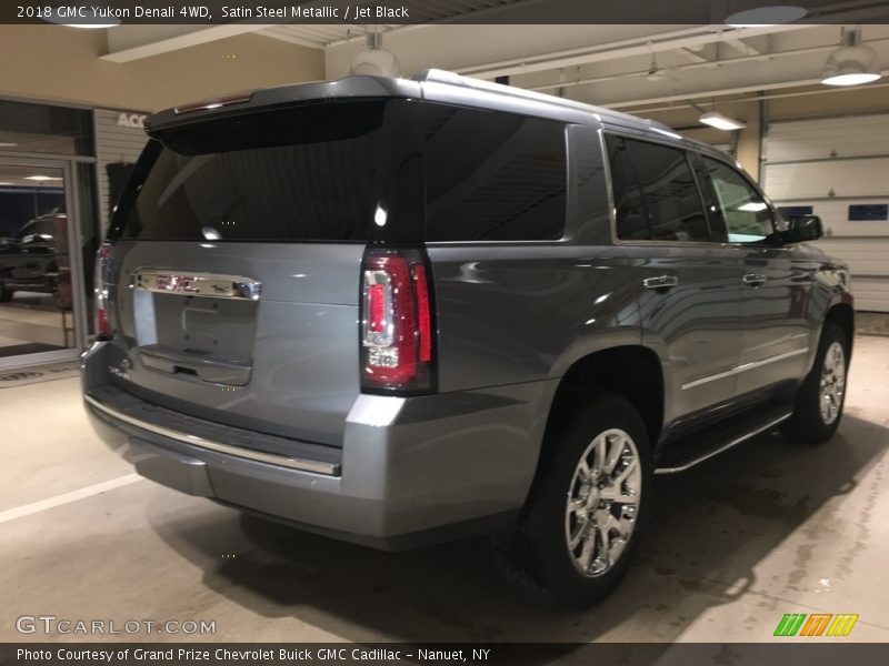 Satin Steel Metallic / Jet Black 2018 GMC Yukon Denali 4WD