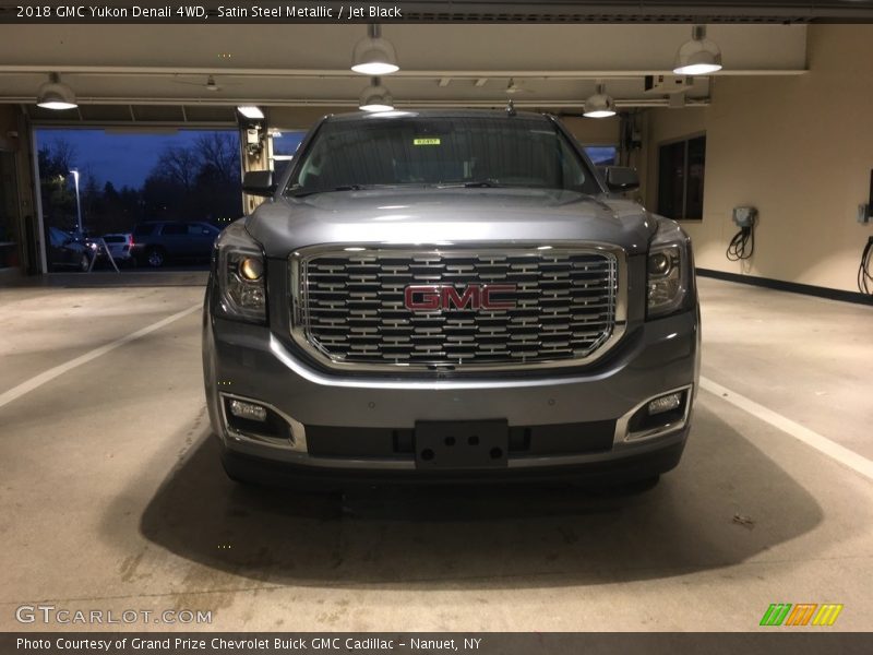 Satin Steel Metallic / Jet Black 2018 GMC Yukon Denali 4WD