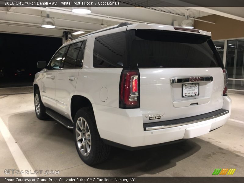 White Frost Tricoat / Cocoa/Shale 2018 GMC Yukon Denali 4WD