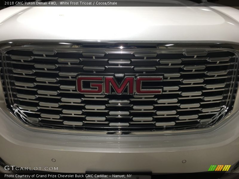 White Frost Tricoat / Cocoa/Shale 2018 GMC Yukon Denali 4WD