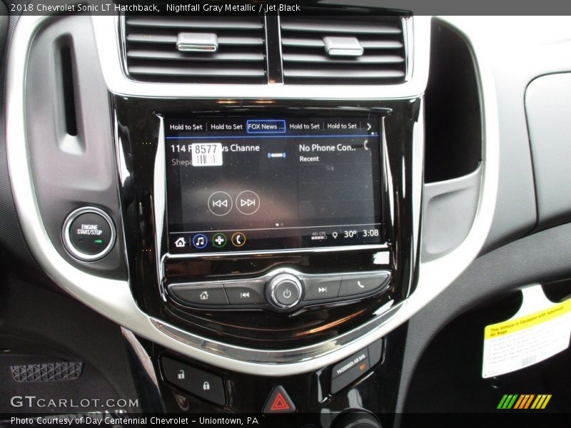 Nightfall Gray Metallic / Jet Black 2018 Chevrolet Sonic LT Hatchback