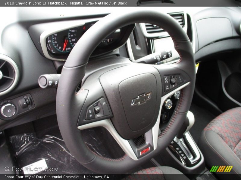 Nightfall Gray Metallic / Jet Black 2018 Chevrolet Sonic LT Hatchback