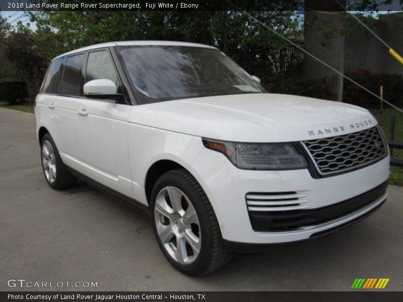 Fuji White / Ebony 2018 Land Rover Range Rover Supercharged