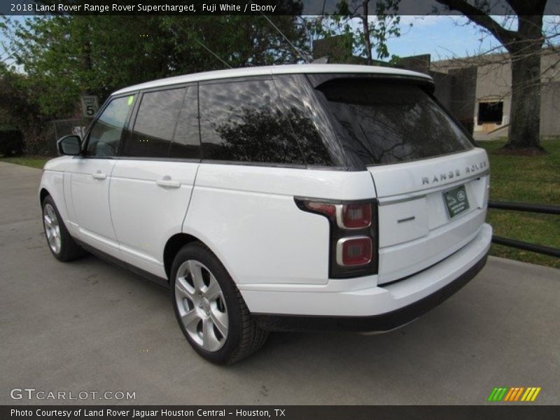 Fuji White / Ebony 2018 Land Rover Range Rover Supercharged