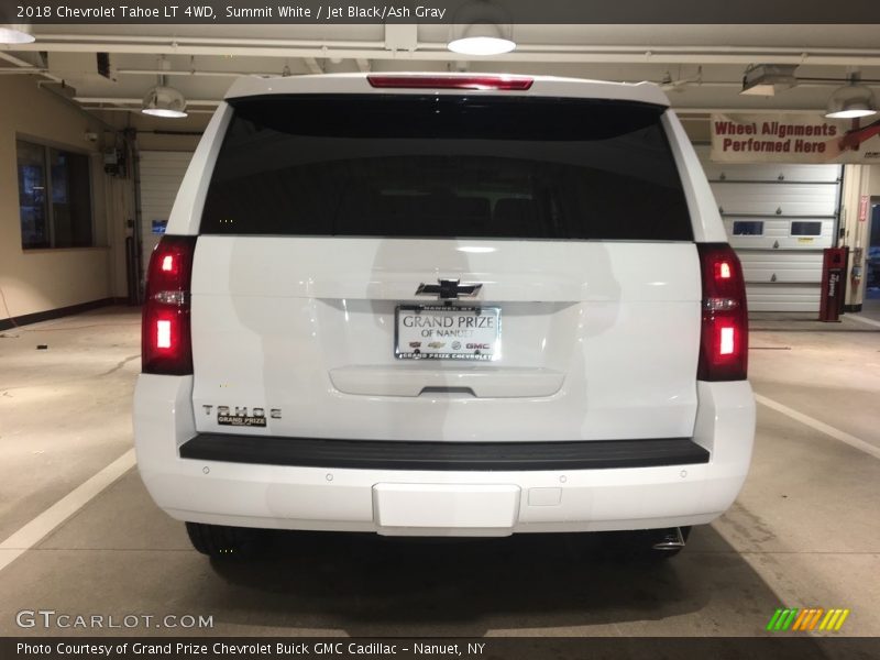 Summit White / Jet Black/Ash Gray 2018 Chevrolet Tahoe LT 4WD