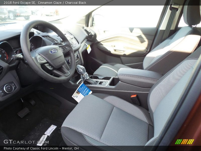 Cinnamon Glaze / Charcoal Black 2018 Ford Escape SE