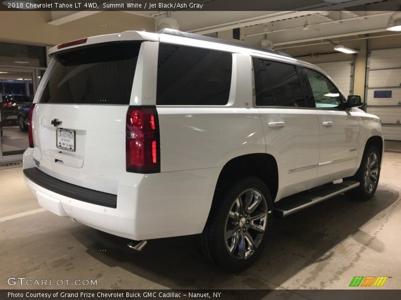 Summit White / Jet Black/Ash Gray 2018 Chevrolet Tahoe LT 4WD