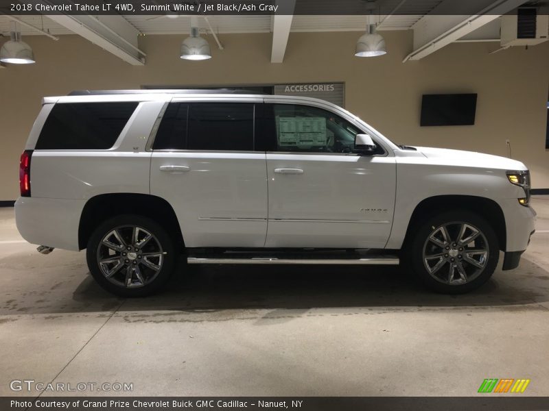 Summit White / Jet Black/Ash Gray 2018 Chevrolet Tahoe LT 4WD