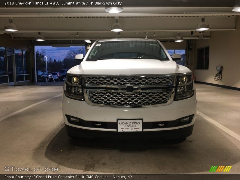 Summit White / Jet Black/Ash Gray 2018 Chevrolet Tahoe LT 4WD