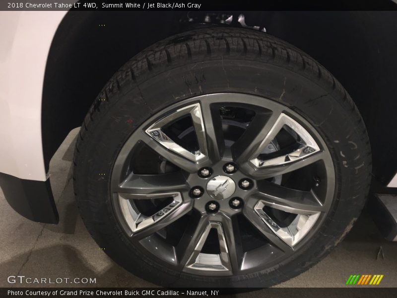 Summit White / Jet Black/Ash Gray 2018 Chevrolet Tahoe LT 4WD