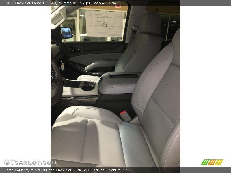 Summit White / Jet Black/Ash Gray 2018 Chevrolet Tahoe LT 4WD