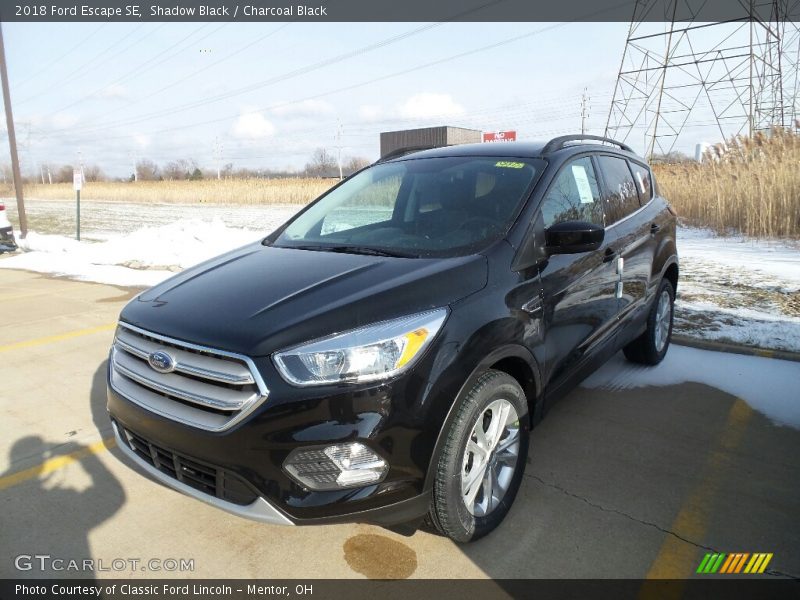 Shadow Black / Charcoal Black 2018 Ford Escape SE