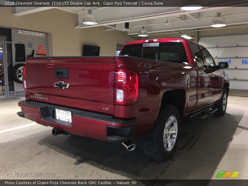 Cajun Red Tintcoat / Cocoa Dune 2018 Chevrolet Silverado 1500 LTZ Double Cab 4x4