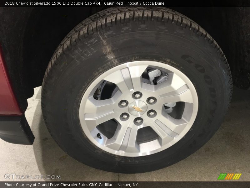 Cajun Red Tintcoat / Cocoa Dune 2018 Chevrolet Silverado 1500 LTZ Double Cab 4x4
