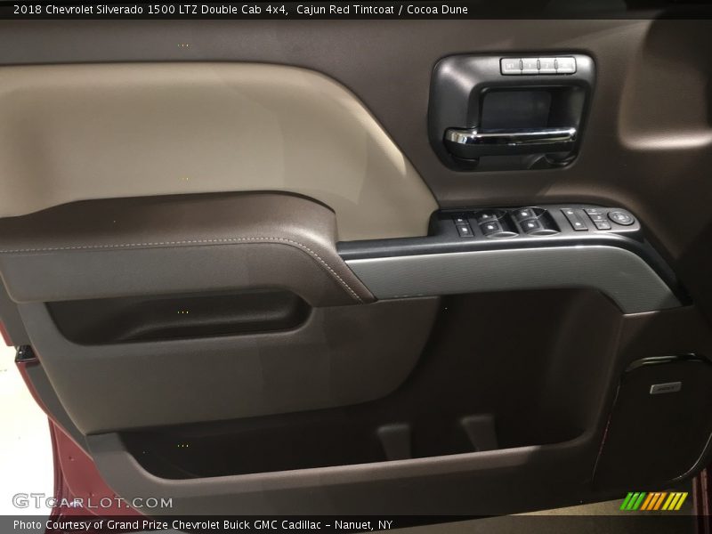 Cajun Red Tintcoat / Cocoa Dune 2018 Chevrolet Silverado 1500 LTZ Double Cab 4x4