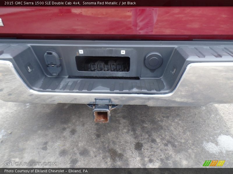 Sonoma Red Metallic / Jet Black 2015 GMC Sierra 1500 SLE Double Cab 4x4