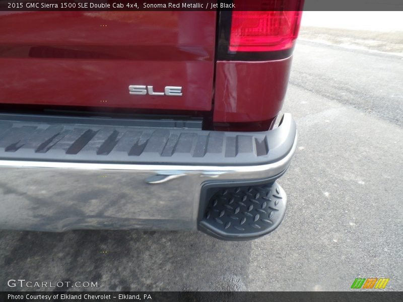 Sonoma Red Metallic / Jet Black 2015 GMC Sierra 1500 SLE Double Cab 4x4