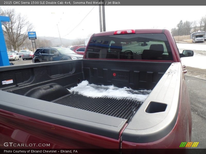 Sonoma Red Metallic / Jet Black 2015 GMC Sierra 1500 SLE Double Cab 4x4