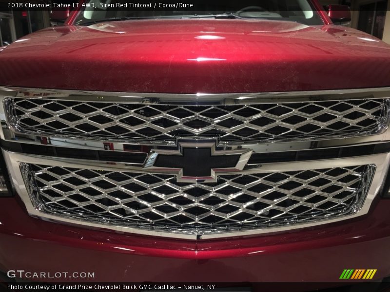 Siren Red Tintcoat / Cocoa/Dune 2018 Chevrolet Tahoe LT 4WD