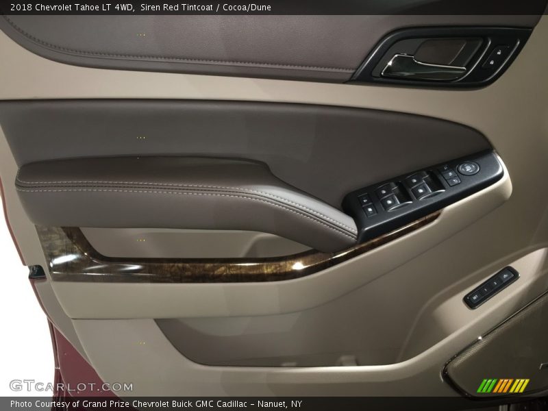 Siren Red Tintcoat / Cocoa/Dune 2018 Chevrolet Tahoe LT 4WD