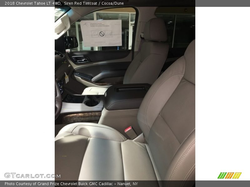 Siren Red Tintcoat / Cocoa/Dune 2018 Chevrolet Tahoe LT 4WD