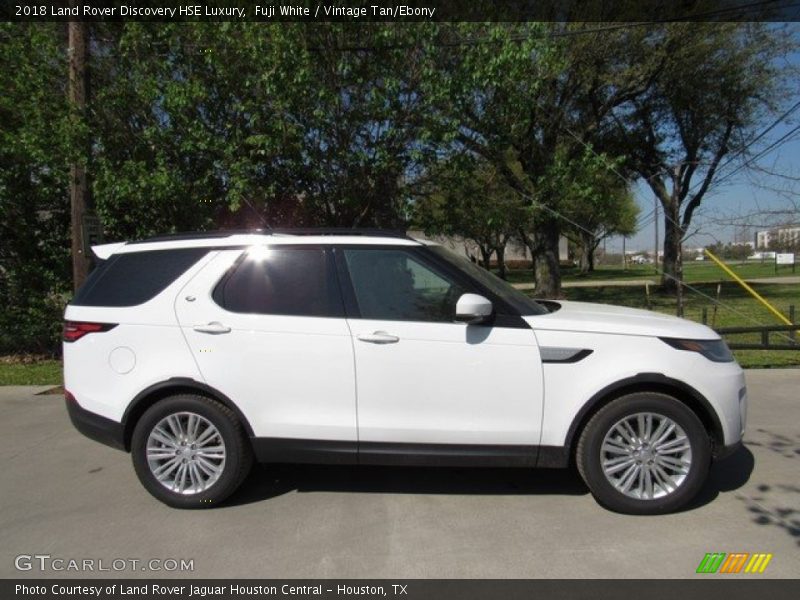 Fuji White / Vintage Tan/Ebony 2018 Land Rover Discovery HSE Luxury