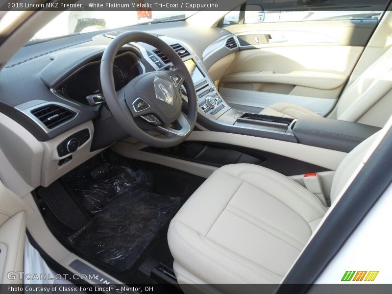 Front Seat of 2018 MKZ Premier