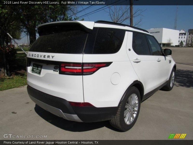 Fuji White / Vintage Tan/Ebony 2018 Land Rover Discovery HSE Luxury