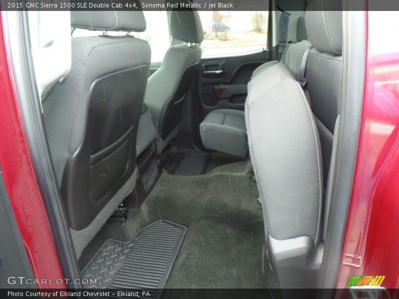 Sonoma Red Metallic / Jet Black 2015 GMC Sierra 1500 SLE Double Cab 4x4
